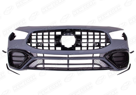 Mercedes-Benz CLA-Klasse C118/X118 2019 - н.в. Передний бампер 4.5 AMG черный