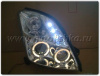 Suzuki Swift (04-) фары передние линзовые хромированные, со светодиодами, комплект 2 шт.