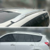 Toyota RAV4 (06-09), (09-) короткая база рейлинги продольные на крышу, алюминиевые серебристые, дизайн "Оригинал", установочный комплект.