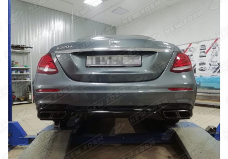 Mercedes-Benz E-Klasse W213 2016 - 2020 Диффузор заднего бампера черный молдинг 6.3S AMG