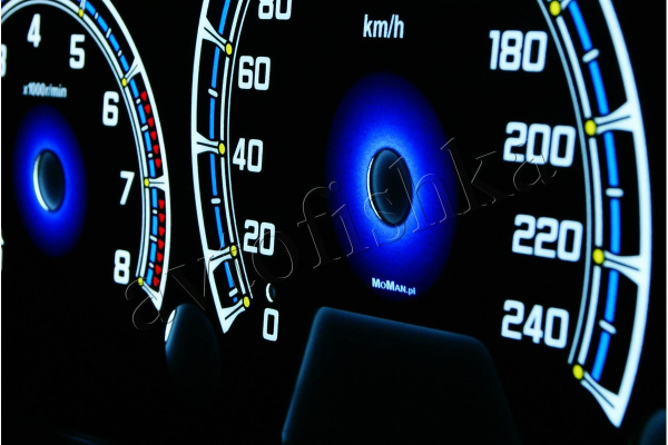 Honda Accord Coupe (98-02) светодиодные шкалы (циферблаты) на панель приборов