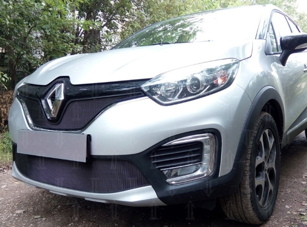 Renault Kaptur (16–) Защита радиатора, чёрная, низ