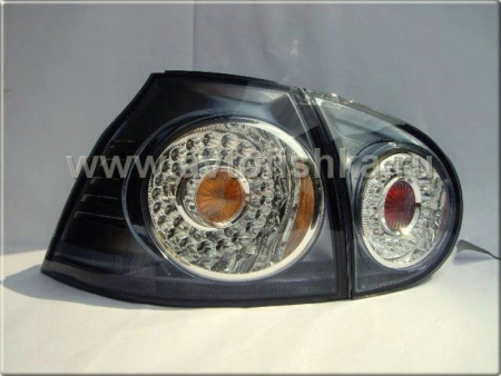 Volkswagen Golf 5 (03-) фонари задние светодиодные тонированные, комплект 2 шт.
