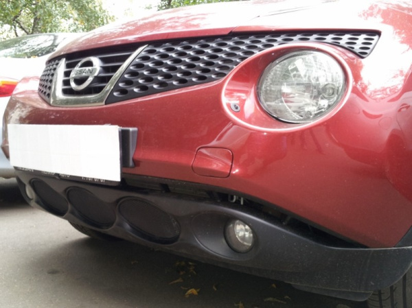 Nissan Juke (10–14) Защита радиатора, чёрная