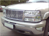 Chevrolet Tahoe, Suburban (99-06) решетка радиатора хромированная пластиковая, горизонтальный дизайн