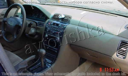 Декоративные накладки салона Nissan Maxima 1995-1999 дверные панели.