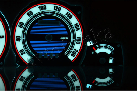 Ford Transit светодиодные шкалы (циферблаты) на панель приборов