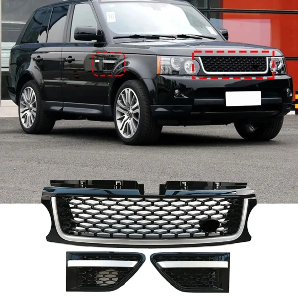 Range Range Rover Sport (2005 – 2013) решетка радиатора и жабры в крылья Stormer