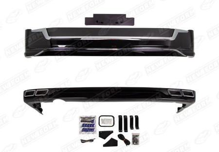 Toyota Land Cruiser LC 200 (2 рестайлинг) 2015 - н.в. Обвес Executive Lounge черный перламутр Toyota Land Cruiser 200 рестайлинг.