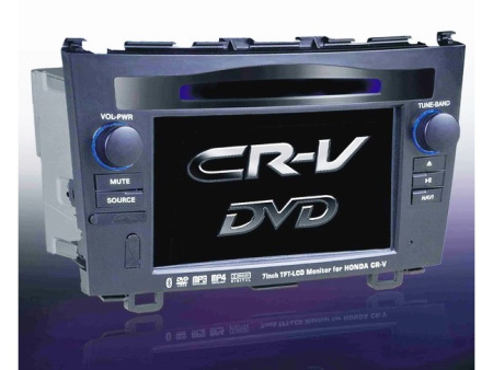 Honda CR-V (06-) автомагнитола с 7 дюймовым HD экраном, GPS навигацией, PMS HOD-801GB