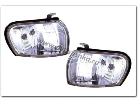 Subaru Impreza I (93-00) поворотники передние хромированные, комплект 2 шт.