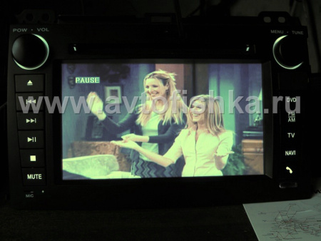 Toyota Land Cruiser Prado 120 автомагнитола, штатное головное устройство с GPS навигацией и ТВ