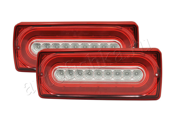 Mercedes G-Klasse W463 (97-) фонари задние светодиодные красные, комплект 2 шт.