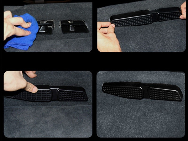 Volkswagen Passat (15–) Решетка воздуховодов вентиляции салона заднего ряда, 2 части.