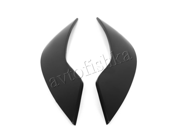 Ford Focus 3 (12 – 14) реснички на фары №1 широкие