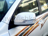 Toyota Land Cruiser 200 (2012-), Prado 150 декоративные пластиковые хромированные накладки на боковые зеркала, комплект 2 шт.