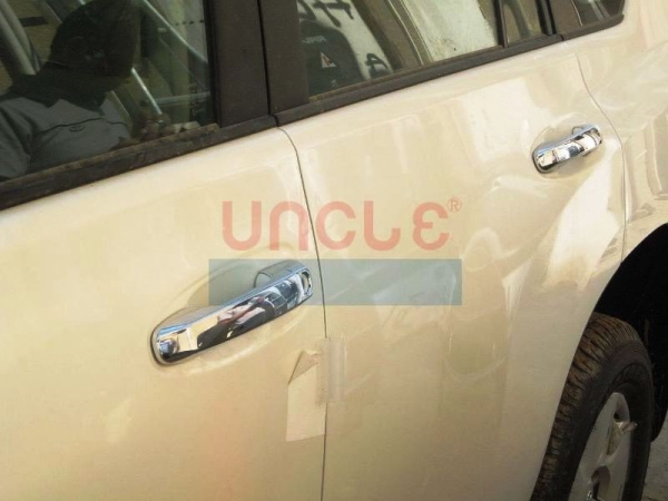 Toyota Land Cruiser Prado 150 (10-) накладки на ручки дверей хромированные, пластик, комплект 4 шт.