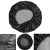 Чехол запасного колеса из экокожи с эмблемой орел, беллый цвет, радиусы 14; 15; 16; 17;