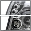Toyota Tacoma (05-12) фары передние линзовые хромированные, с ангельскими глазками