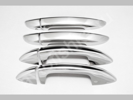 Volkswagen Touareg (2011-) накладки на ручки дверей из нержавеющей стали, 4 шт.