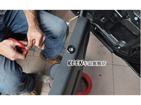 Лазерная подсветка Welcome со светящимся логотипом Chrysler в черном металлическом корпусе, комплект 2 шт.