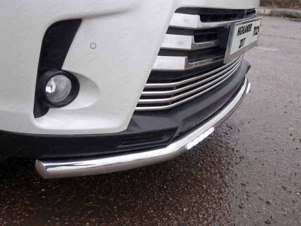 Toyota Highlander (17–) Защита передняя нижняя (с ДХО) 60,3 мм