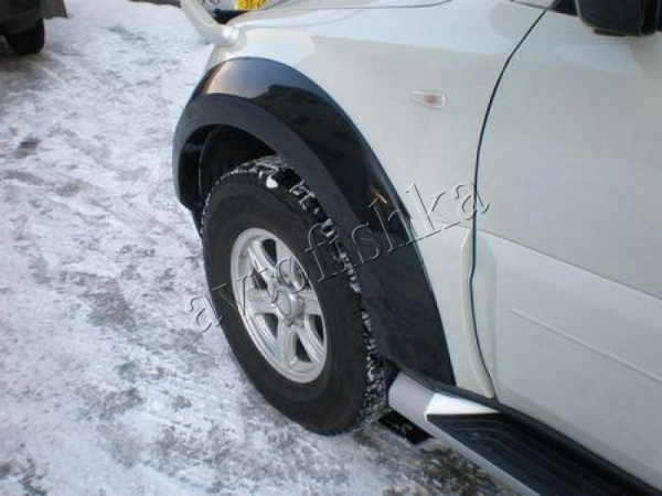 Mitsubishi Pajero 4 (06 – 15) Фендры | расширители арок комплект