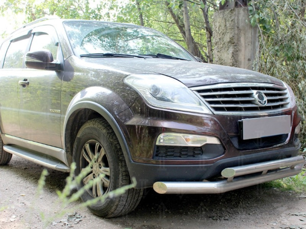 SsangYong Rexton (13–15) Защита радиатора, чёрная