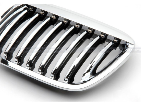 BMW X5 E53 (1998-2003) решетка радиатора хромированная, дизайн X5 E70