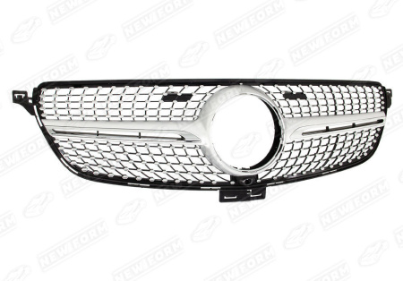 Mercedes-Benz GLE-Klasse W166 2015 - 2018 Решетка радиатора Diamond Sport серебро