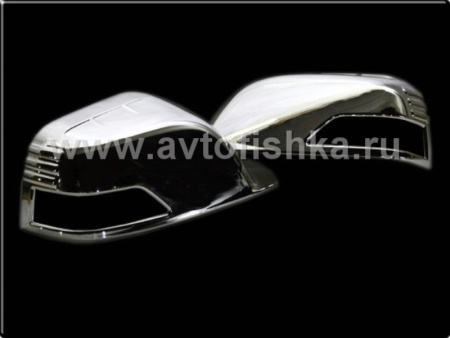 Honda CR-V III (06-) накладки декоративные хромированные, пластиковые, комплект