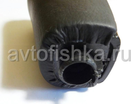 Toyota Land Cruiser Prado 120, 150 ручка на рычаг переключения передач АКПП, черное дерево (piano black) и черная кожа.