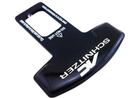 Вставка в замок ремня безопасности с логотипом Schnitzer, лакированная