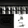 Фары передние черные с LED подсветкой — Chevrolet Trailblazer 2001-2009