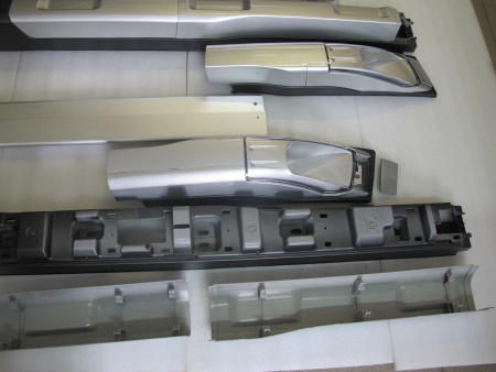 Nissan X-Trail T31 (07-) рейлинги продольные на крышу, дизайн "Оригинал", установочный комплект.