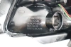 Lexus GS300, GS430 (97-04) фонари задние черные, дизайн под светодиоды, комплект лев.+прав.