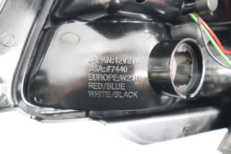 Lexus GS300, GS430 (97-04) фонари задние черные, дизайн под светодиоды, комплект лев.+прав.