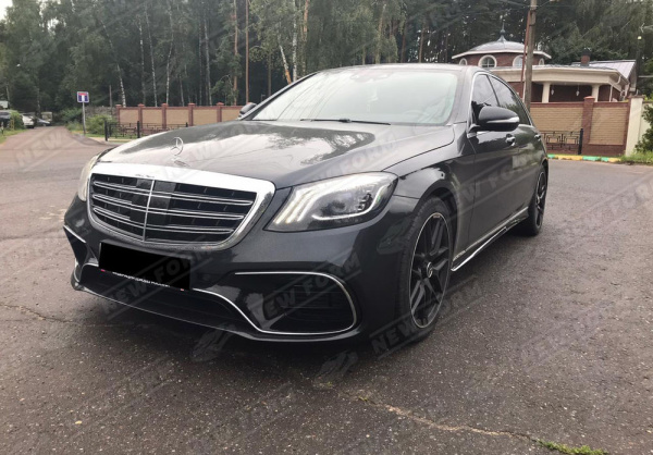Mercedes-Benz S-Klasse W222 рестайлинг 2017 - 2020 Передний бампер 6.3 AMG