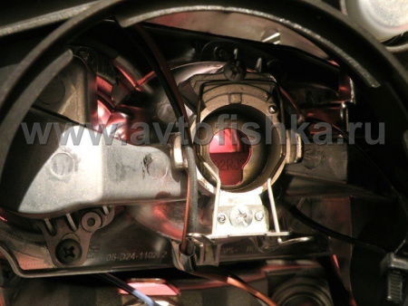 Lexus RX330, RX350 (03-08) фары передние линзовые хром, со светодиодной оптикой, под корректор, дизайн LS600, дизайн "MidWest", комплект 2 шт.