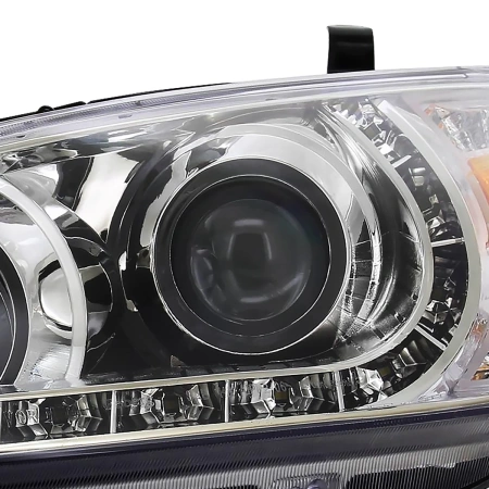 Honda Civic, Ferio (2003-2005) передние фары линзованные хром с ходовыми огнями