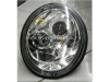 Volkswagen New Beetle (98-05) фары передние хромированные со светящимися ободками, комплект 2 шт.