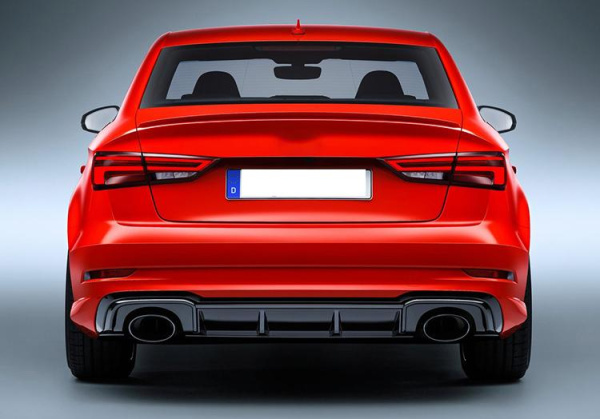 Раздвоенный выхлоп RS3 для Audi A3 седан S-line