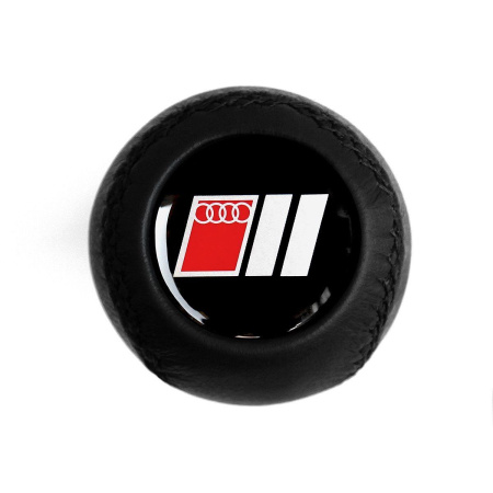 Audi S Line Кожаная рукоятка рычага переключения передач B2 80 90 100 200 V8 81 85 89 резьбовая