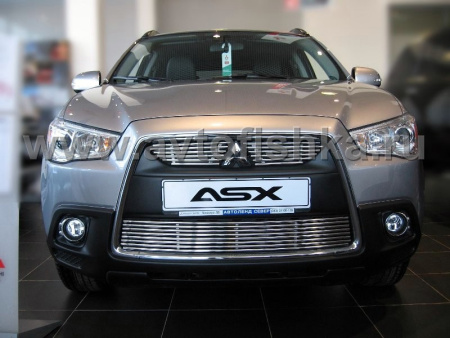Mitsubishi ASX (10-) накладка на решетку бампера