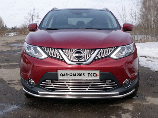 Nissan Qashqai (14–) Решетка радиатора 16 мм (Сборка РФ)