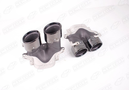 Mercedes-Benz E-Klasse W213 2016 - 2020 Диффузор с черными насадками 5.3 AMG