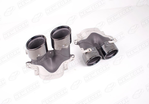 Mercedes-Benz E-Klasse W213 2016 - 2020 Диффузор с черными насадками 5.3 AMG