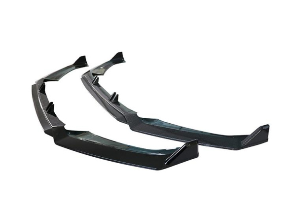 Сплиттер ABT для Audi A4 S-line 2015-2019 черный