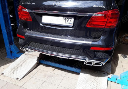 Mercedes-Benz GL-Klasse X166 2012 - 2016 Диффузор заднего бампера 6.3 AMG