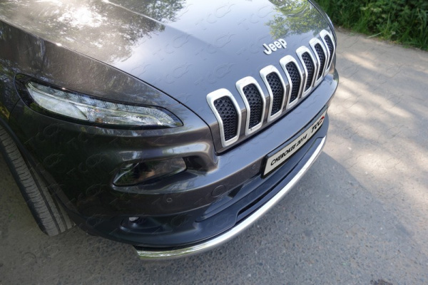 Jeep Cherokee (14–) Защита передняя нижняя 60,3 мм (Sport, Longitude, Limited)